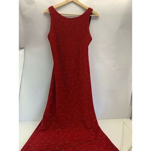 Ronni Nicole Red Long  Sleeveless Dress Size 8P